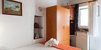 The closet and the kitchenette